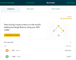 ¿Cómo pasar dinero de Advcash a Binance?