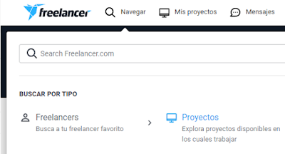 Busqueda de trabajo en freelancer.com