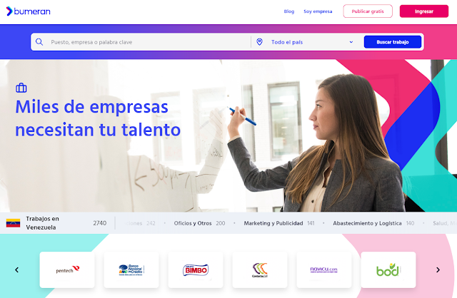 Como conseguir trabajo con bumeran